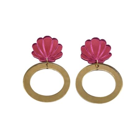 Pendientes concha veraniega