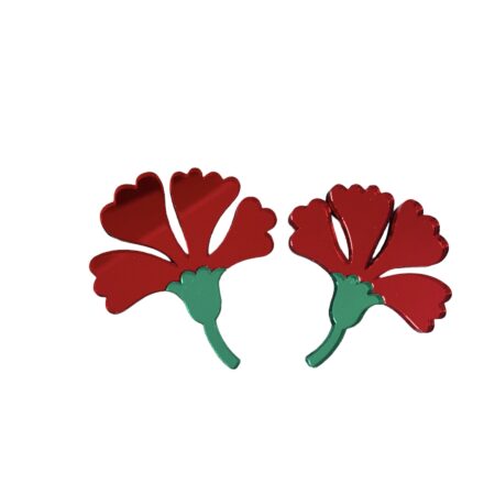 PENDIENTES DE FLAMENCA CLAVEL