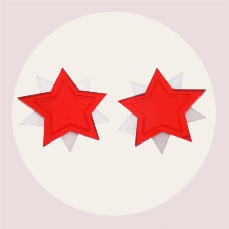 PENDIENTES ESTRELLAS NAVIDEÑAS