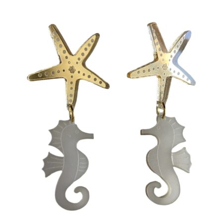 PENDIENTES ESTRELLA Y CABALLITO