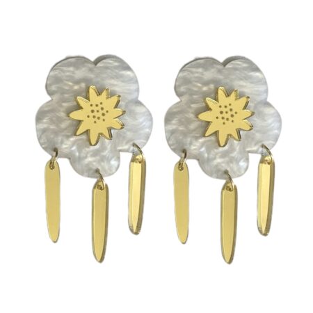 PENDIENTES DE FLOR