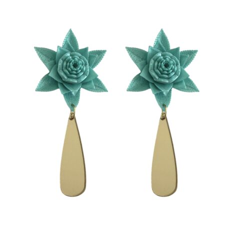 PENDIENTES DE FLAMENCA ROSAS