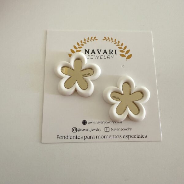 PENDIENTES SILK FLOWER - Imagen 2
