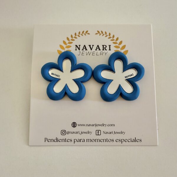 PENDIENTES SILK FLOWER - Imagen 3