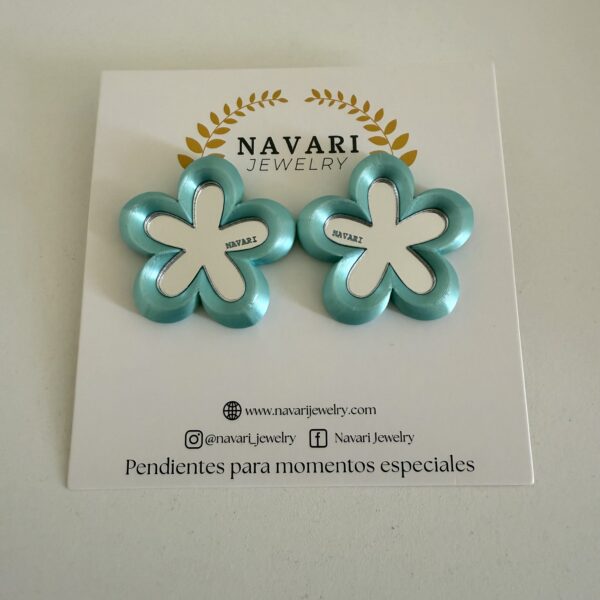 PENDIENTES SILK FLOWER - Imagen 7