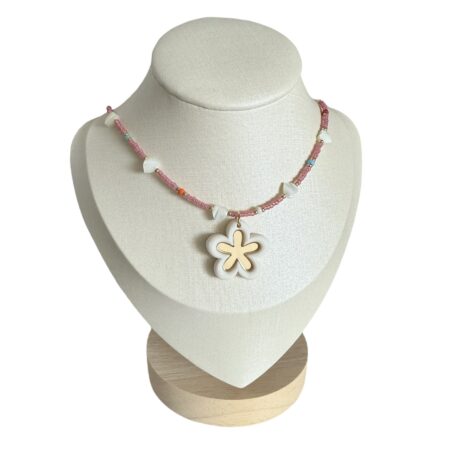 COLLAR FLOWER DORADA