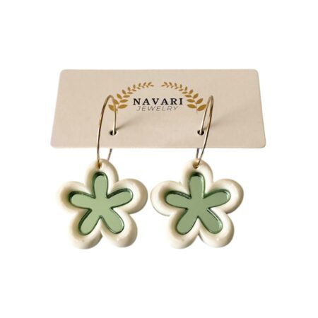 PENDIENTES FLOWER CON ARO