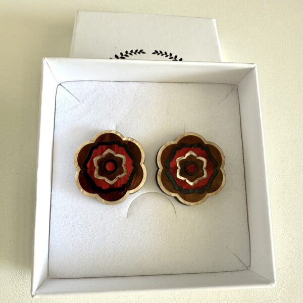 PENDIENTES FLOR OTOÑAL - Imagen 3