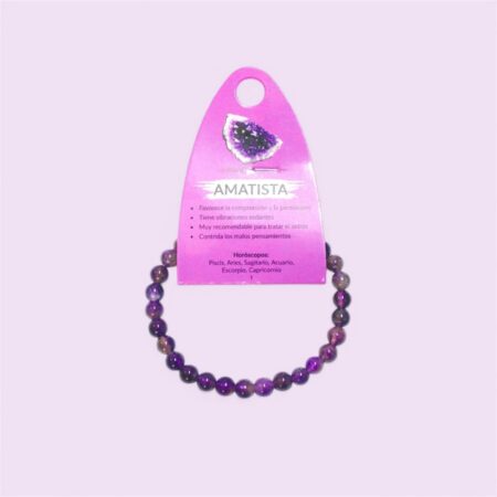 PULSERA AMATISTA