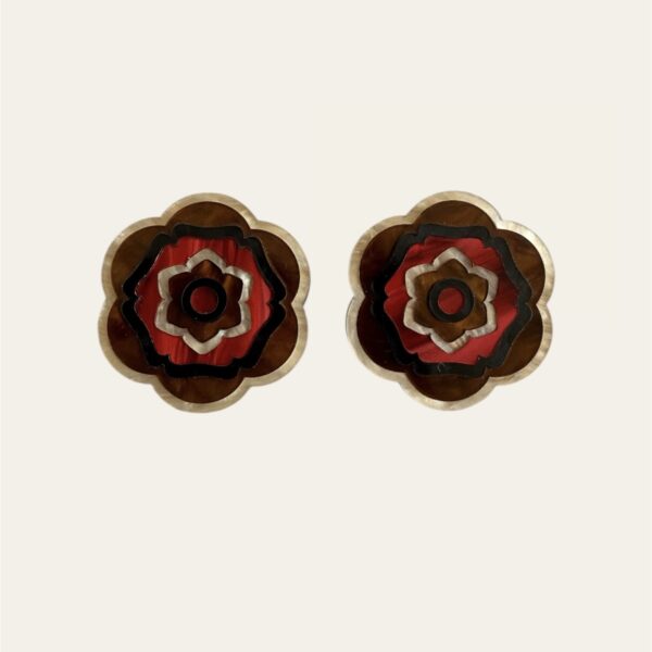 PENDIENTES FLOR OTOÑAL
