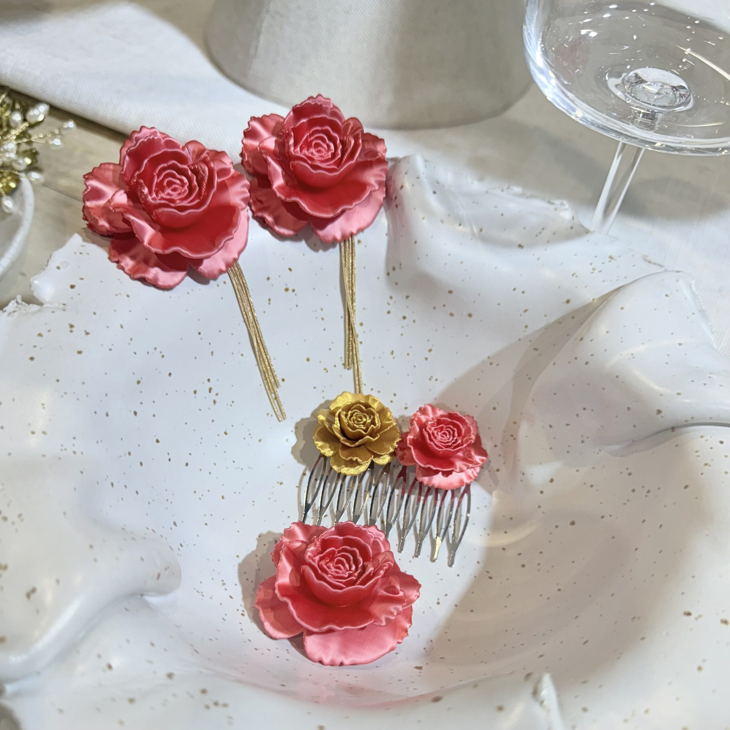 PENDIENTES DE FLAMENCA ROSA - Imagen 8