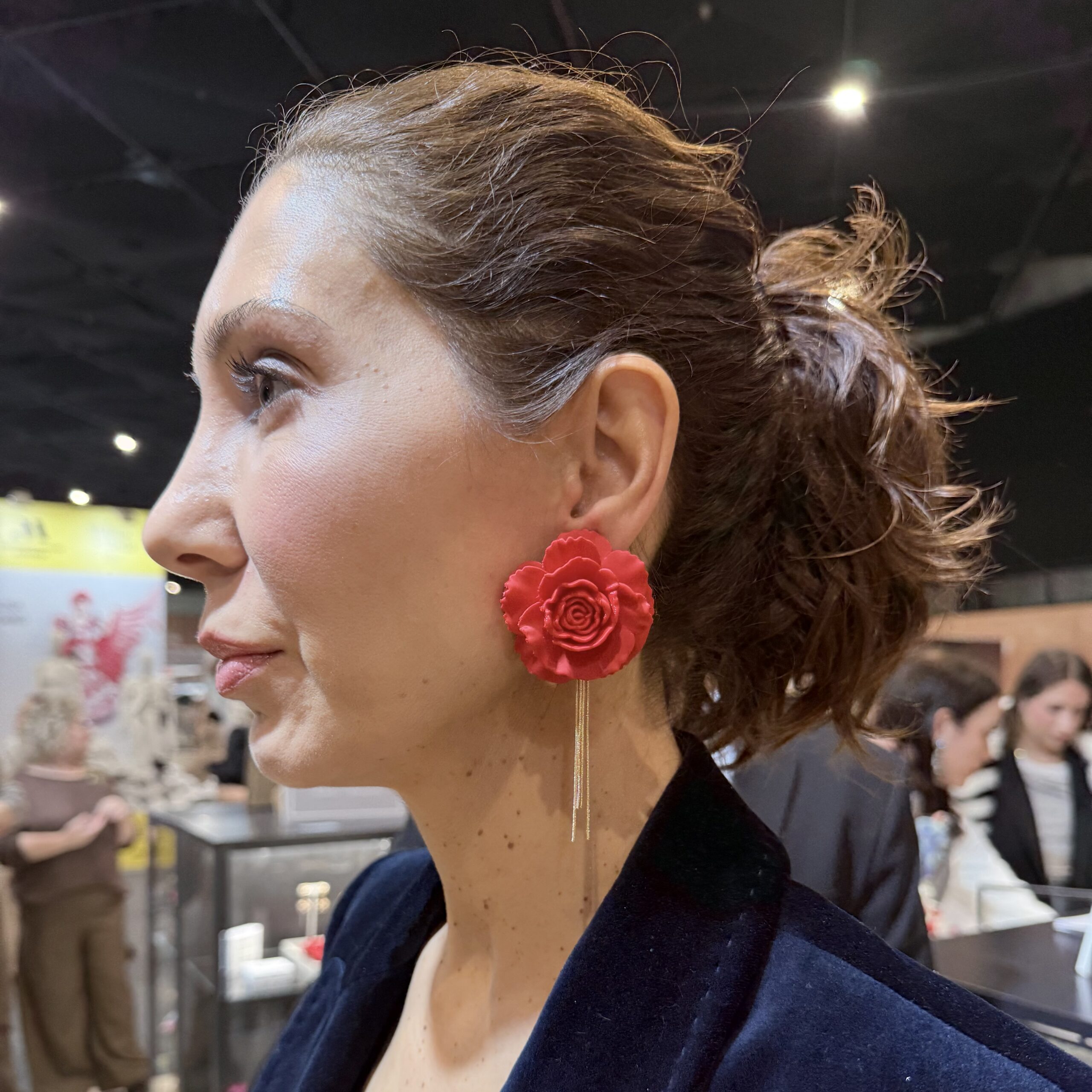 PENDIENTES DE FLAMENCA ROSA - Imagen 5