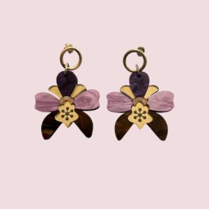 PENDIENTES ORQUIDEA